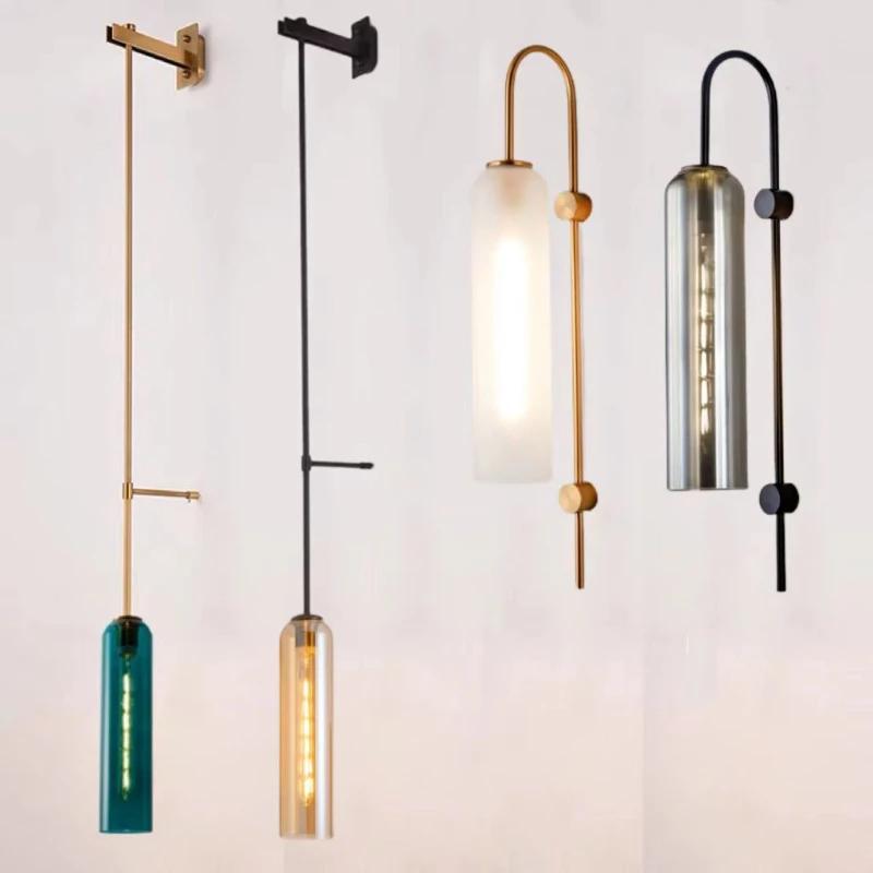 Applique Murale LED en Verre au Design Nordique Moderne, Luminaire Décoratif d'Nik, Idéal pour une C