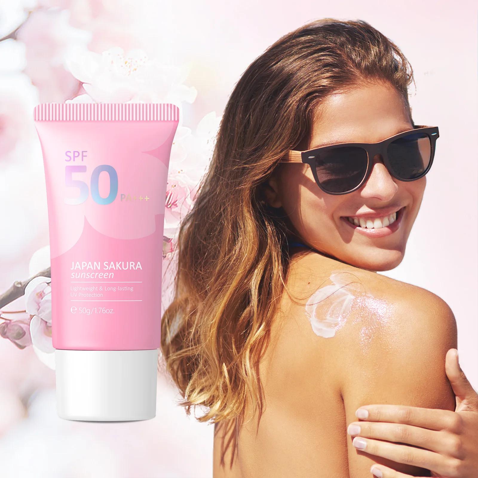 Kit de produits pour le visage Sakura, ensemble de soins pour la peau, nettoyant pour le visage, crè