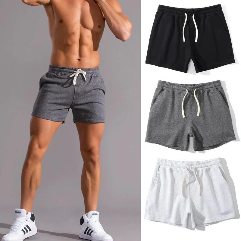 2025 Gym été Fitness Shorts hommes élastique décontracté Sport Shorts 2 pièces respirant surf bord d