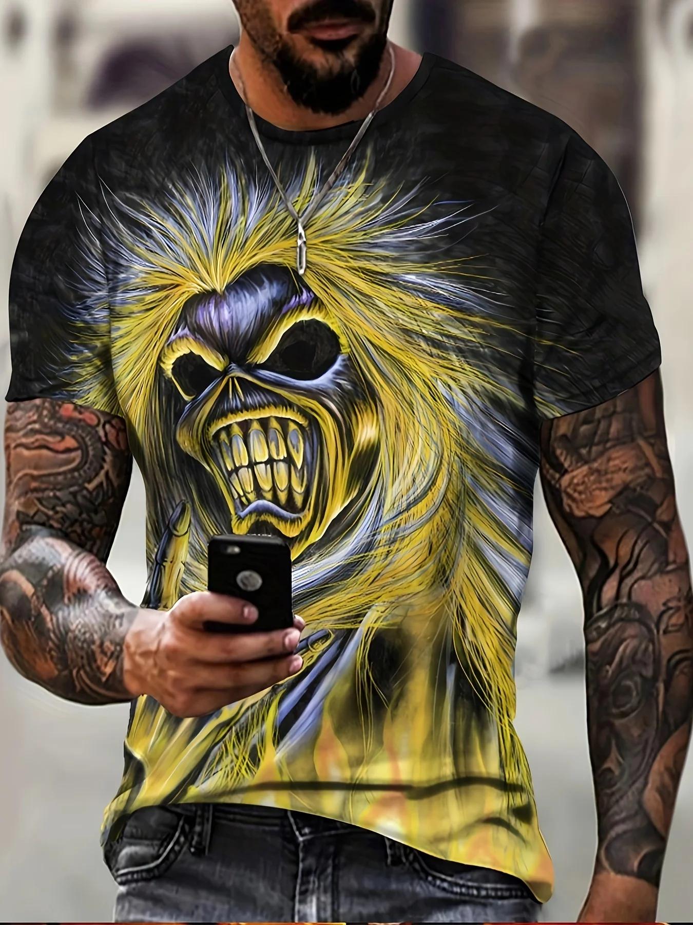 Bold Monster Graphic Tee pour Homme, T-Shirt à Manches Courtes, Confortable, Ready for Summer, Desig