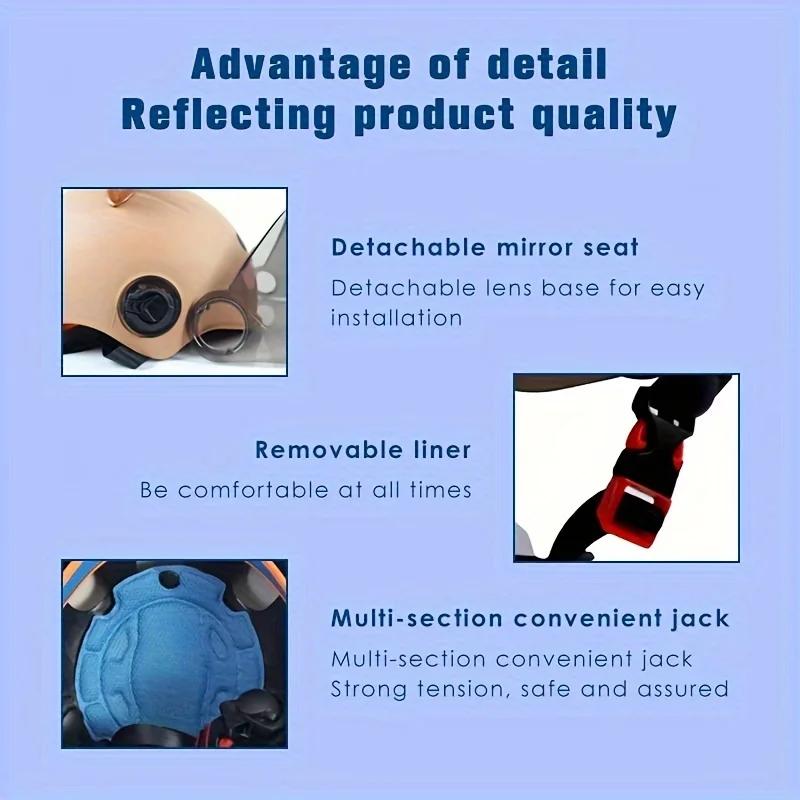 Casque d'équitation pour enfant réglable apparence Adorable Ultra-léger absorbant les chocs ABS enfa