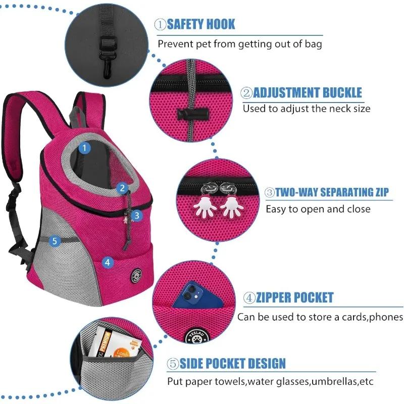 Nouveau sac à dos de voyage Portable à Double épaule sac de transport pour chien de compagnie en ple
