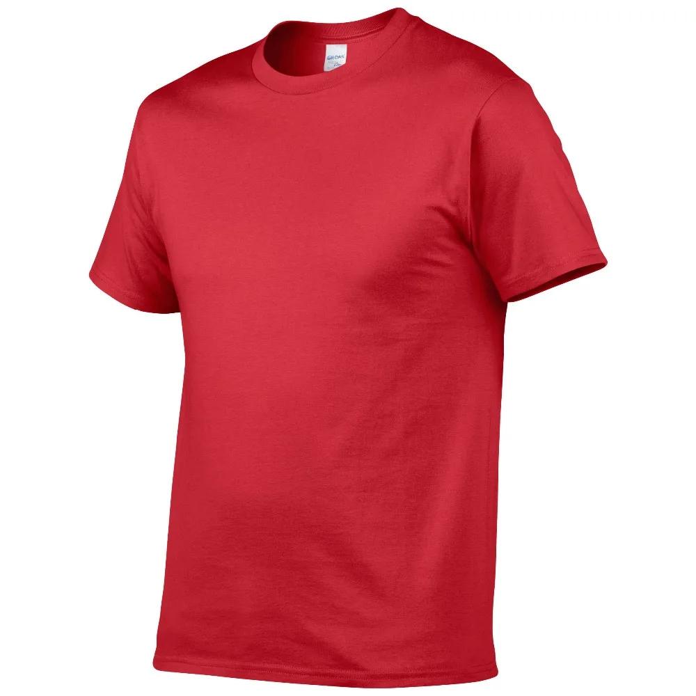 Style d'été haute qualité 100% coton couleur unie t-shirt hommes couleur Pure t-shirts marque à manc