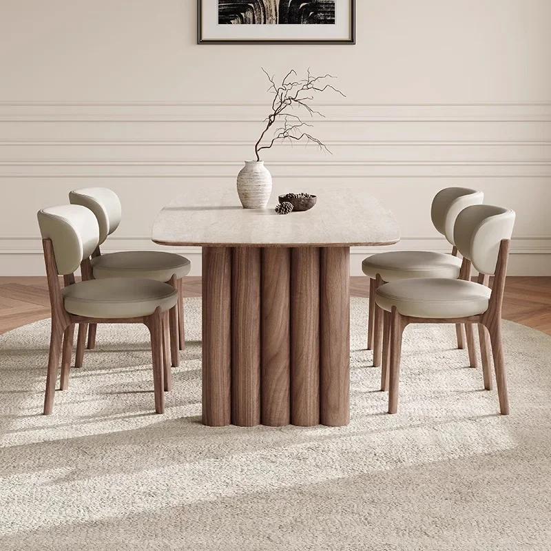 Tables à manger de Style italien rétro simple, design de Restaurant, Table de cuisine d'île moderne 