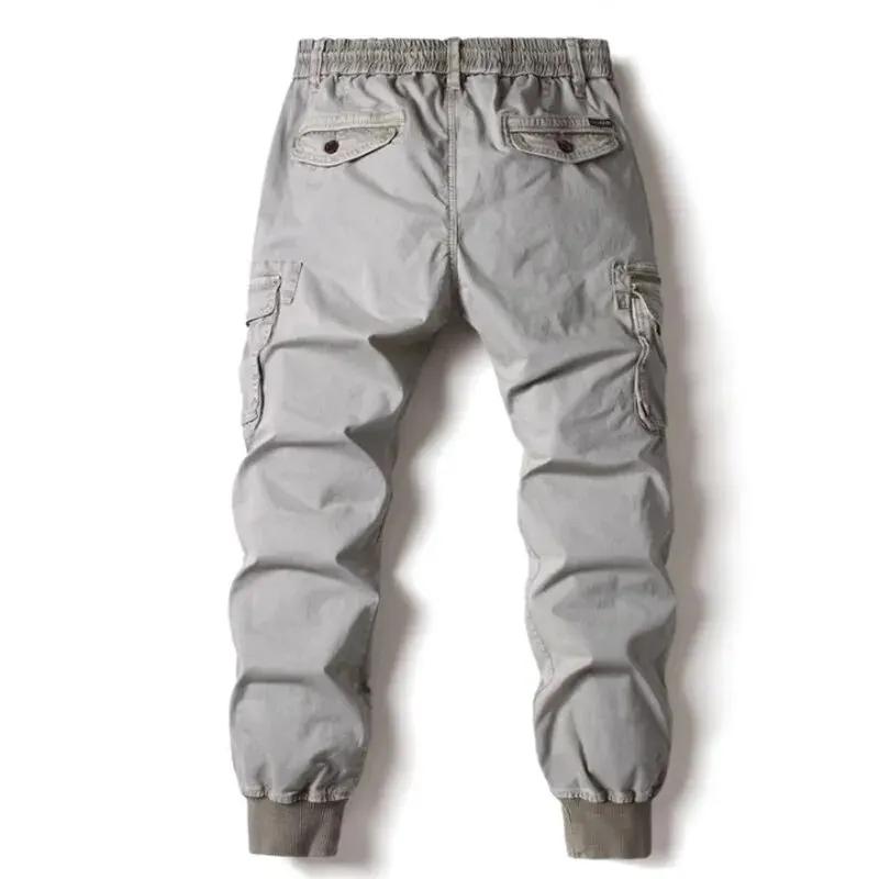Pantalon Cargo hommes Jogging pantalons décontractés coton pleine longueur tactique militaire pantal