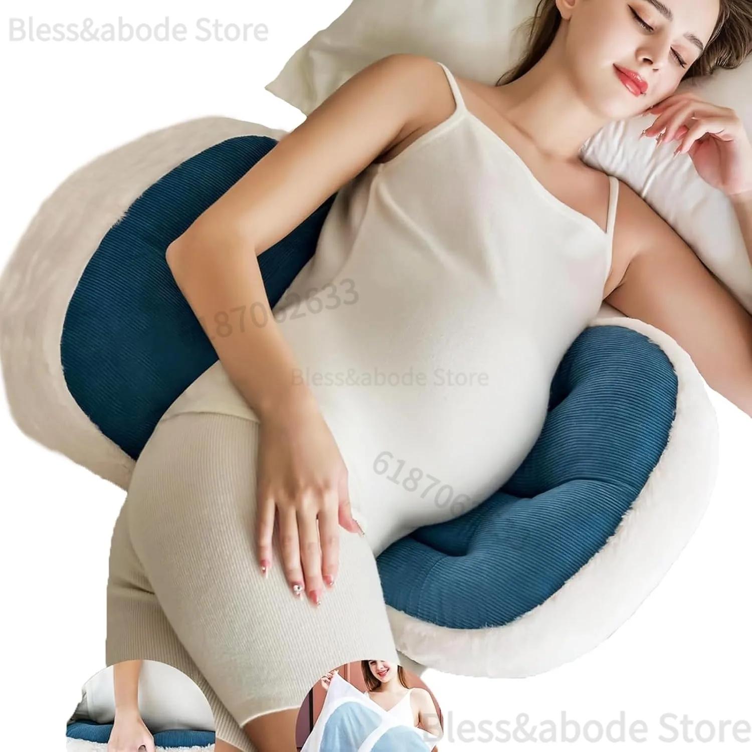 Oreiller de grossesse ergonomique pour dormeurs latéraux, coussin de soutien de grossesse, Protectio