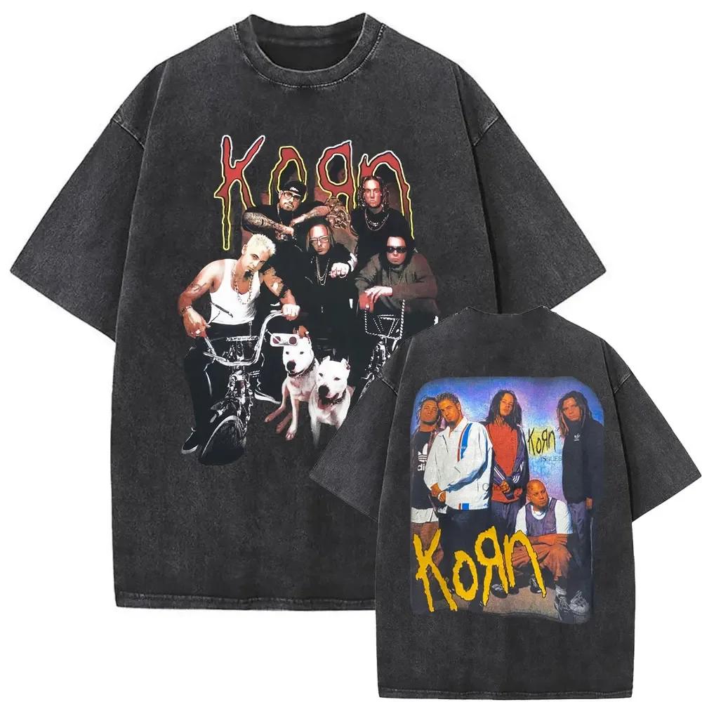 Nouveauté hommes vêtements T-Shirt Homme T-Shirt hommes T-Shirt pour hommes lavé Vintage groupe de R