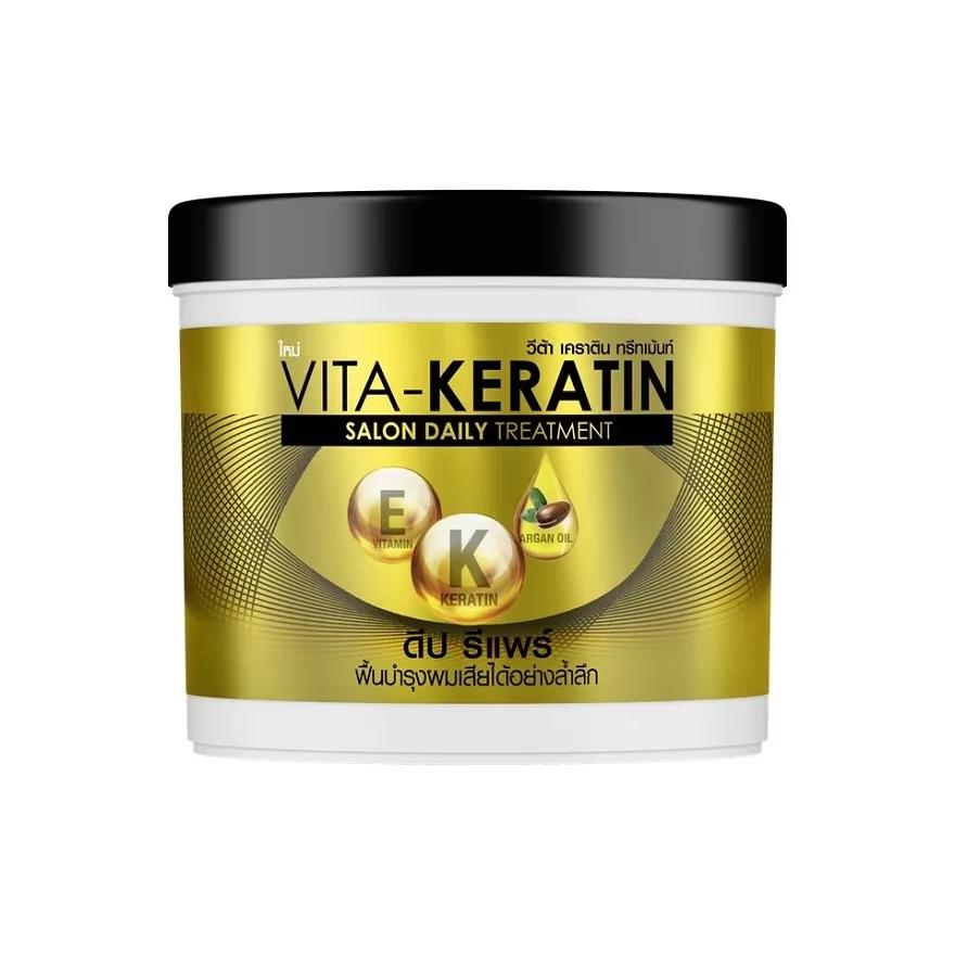 Traitement capillaire thaïlandais Vita, après-shampoing et masque à la kératine 250 ml, restaure les