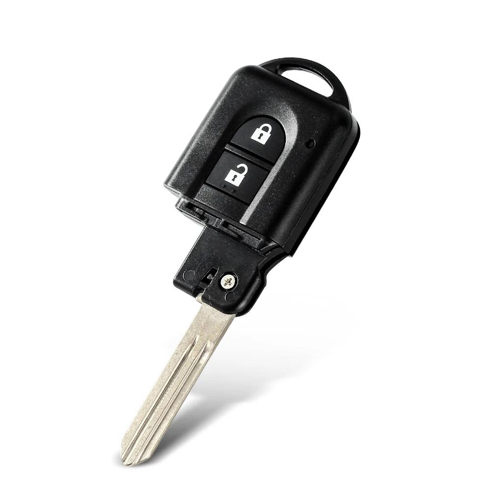 KEYYOU – coque de clé télécommande à 2 boutons, pour Nissan Micra x-trail Qashqai Juke Duke Pathfind
