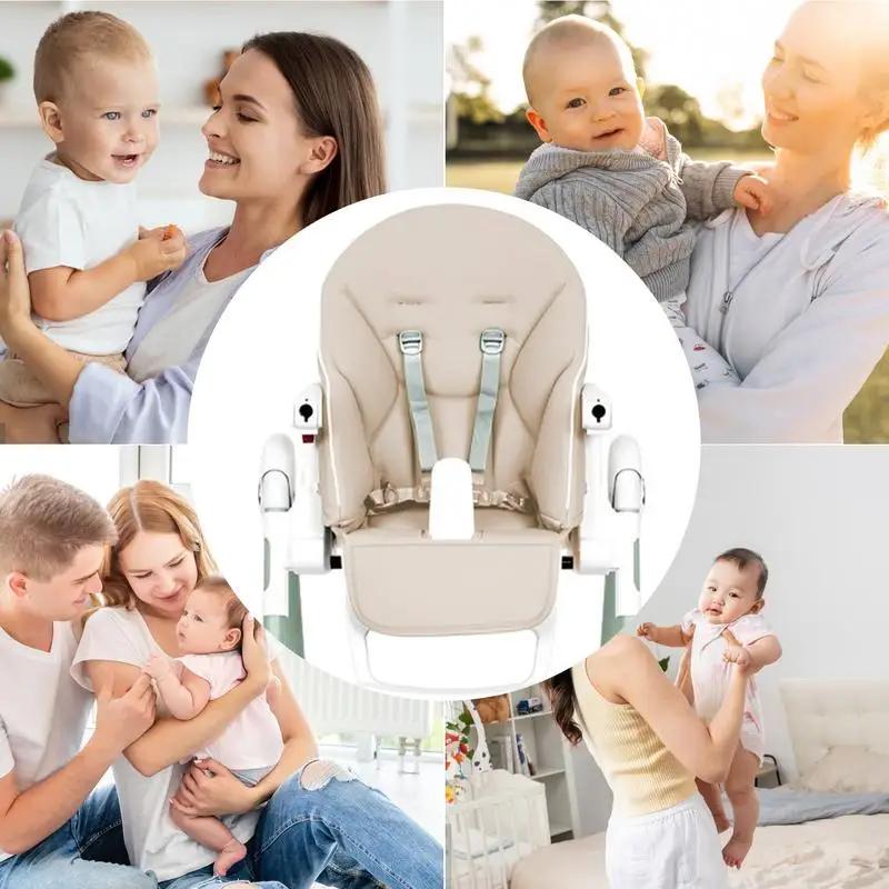 Coussin de siège pour Peg perego Siesta Zero 3, housse de chaise de salle à manger en cuir PU, houss
