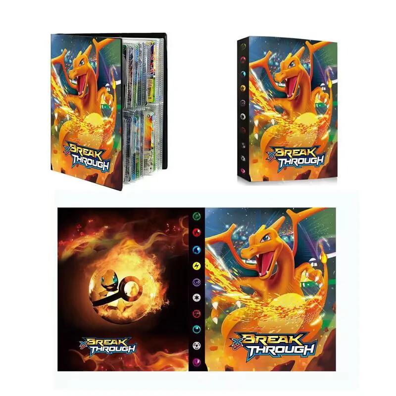 240 pièces Pok é mon cartes Album livre Pokemon jeu Charizard carte Album VMAX GX EX support Collect