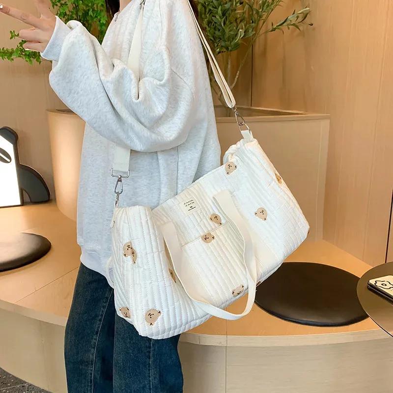 Sac maman grande capacité – Sac à couches multifonctionnel et fourre-tout de voyage pour femmes