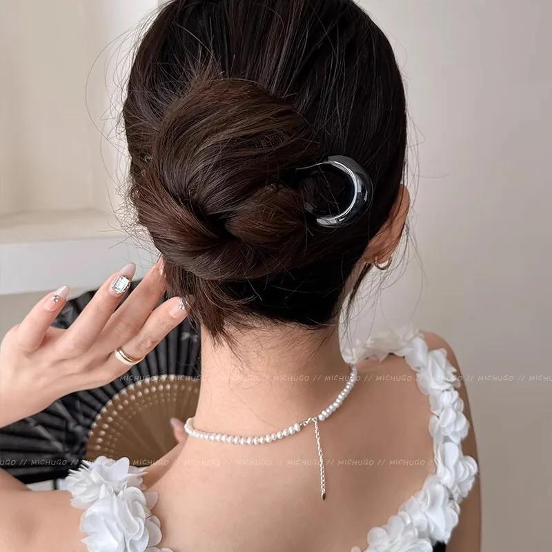 Pince à cheveux en acétate vintage pour femmes et filles, pince à cheveux papillon doux, barrettes e