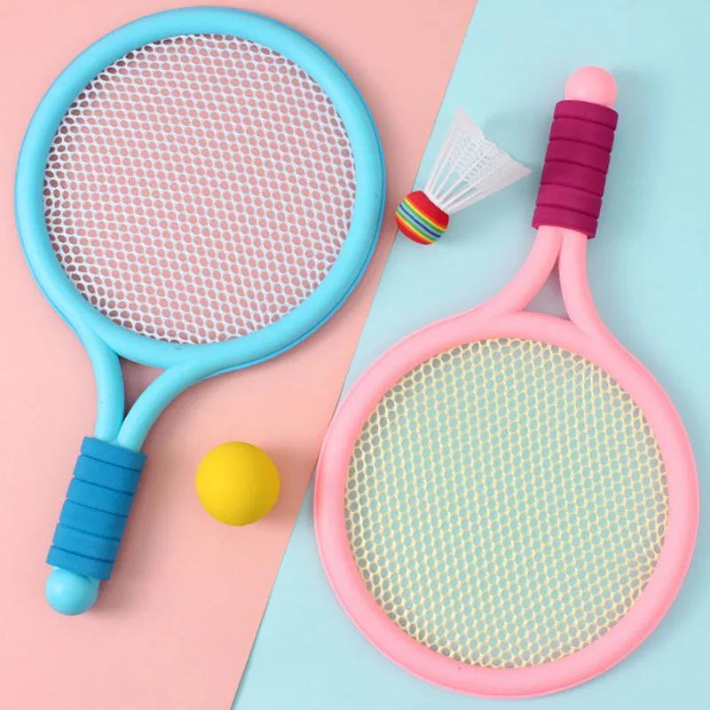 Raquette de Tennis pour enfants, Sports de plein air, balle de Badminton, ensemble de jouets de mate