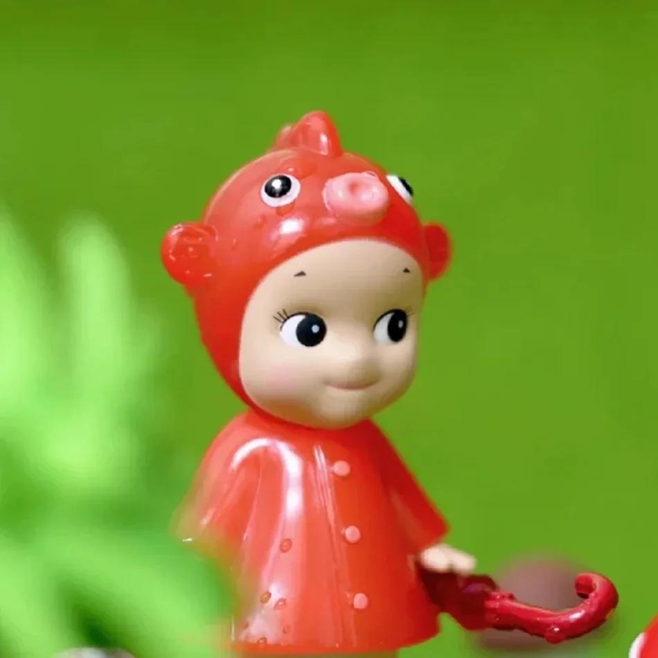 Figurine mini en boîte surprise de la série I Love Rainy Day, adorable poupée de dessin animé, jouet