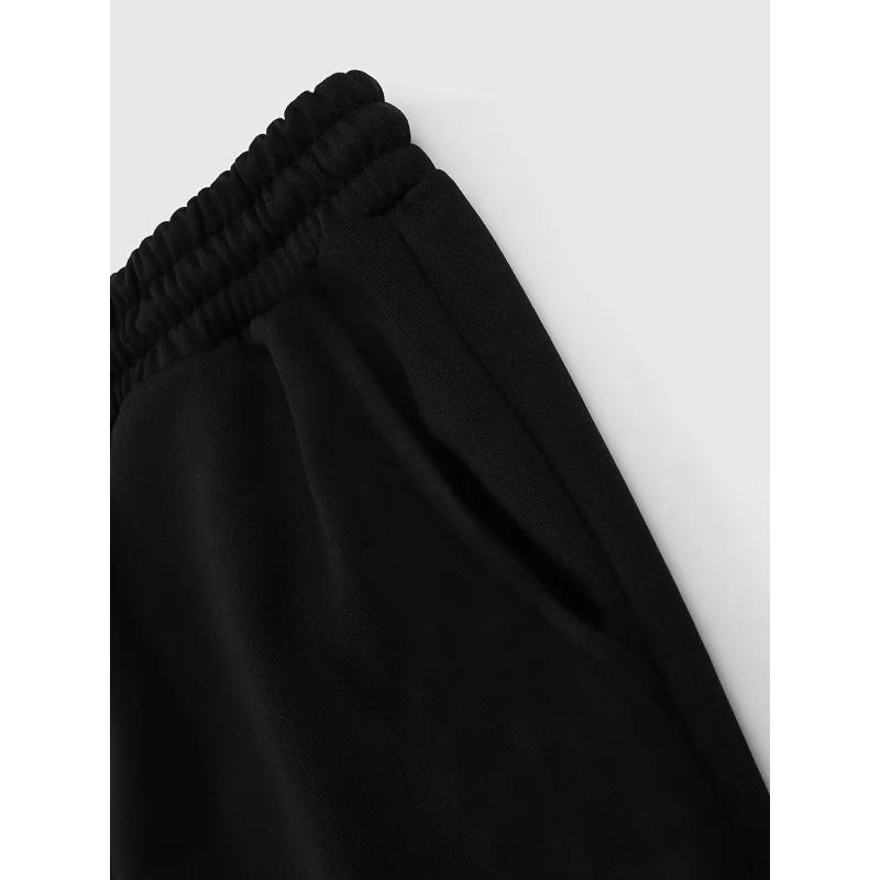 Jogging décontractés pour hommes |   Imprimé croisé à pointes |   Cordon de serrage à revers |   S-3