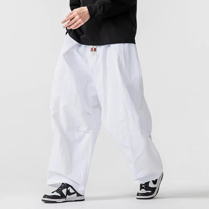 Pantalon Cargo de Style américain pour hommes, décontracté, surdimensionné, mode printemps été, saro