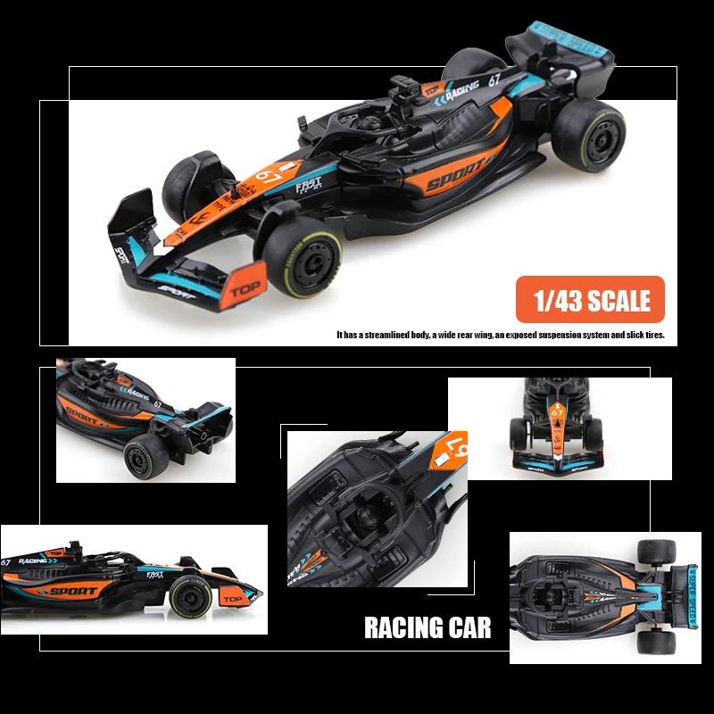(ACagé) Jouet de voiture de course modèle en alliage 1.43, voiture de course à traction en alliage d