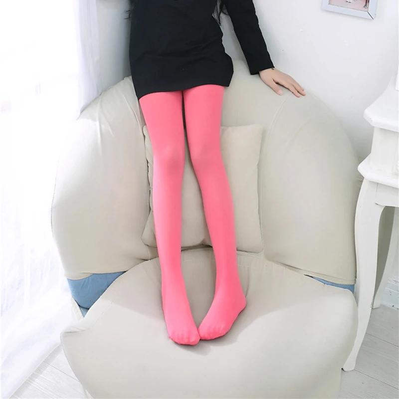 Printemps automne couleur bonbon enfant collants Ballet danse collants pour princesse filles étudian