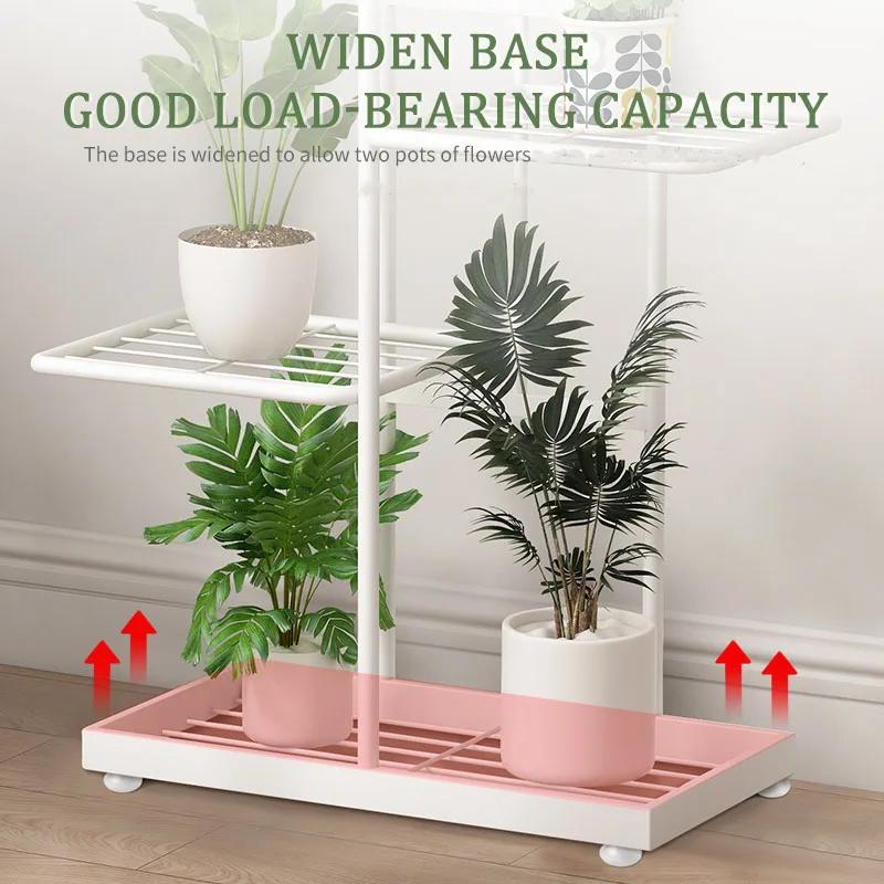 Support de plantes pour fleurs, support de fleurs, support de fleurs, pot de fleurs, étagère de rang
