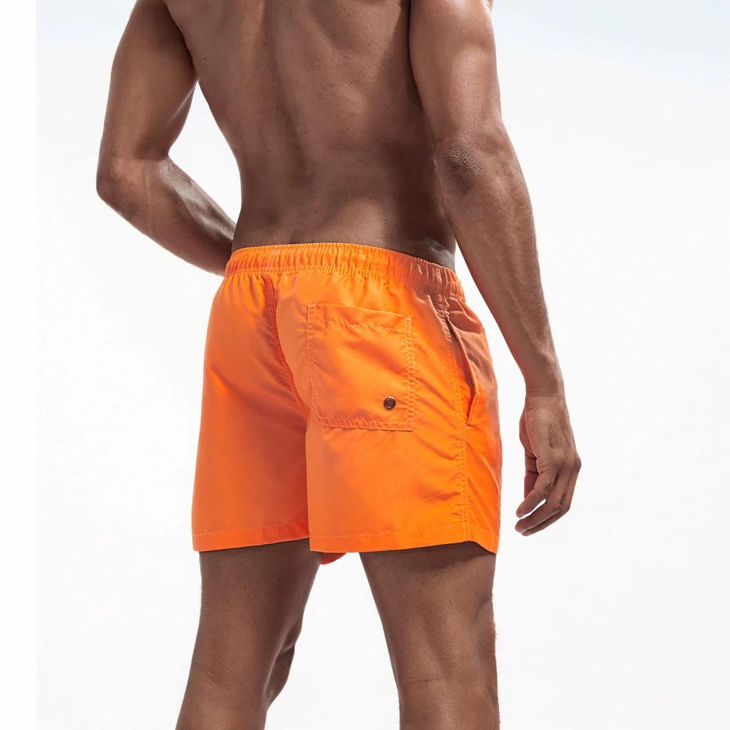 Short de bain pour hommes, maillot de bain à séchage rapide, maillot de bain respirant avec cordon d