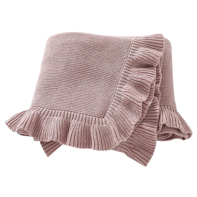 Couvertures en Tricot Solide pour Nouveau-né, Nourrisson, Enfants, Garçons, Bol, Poussette, Pépinièr