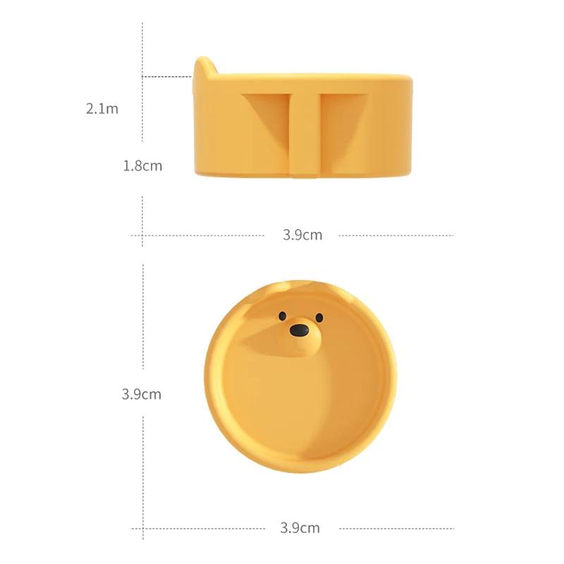 5 pièces bébé Protection de sécurité prise housse de Protection mignon dessin animé enfants Silicone