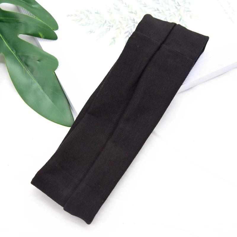 Bandeau élastique en coton, bandeaux à la mode pour femmes et hommes, solide, course à pied, Fitness