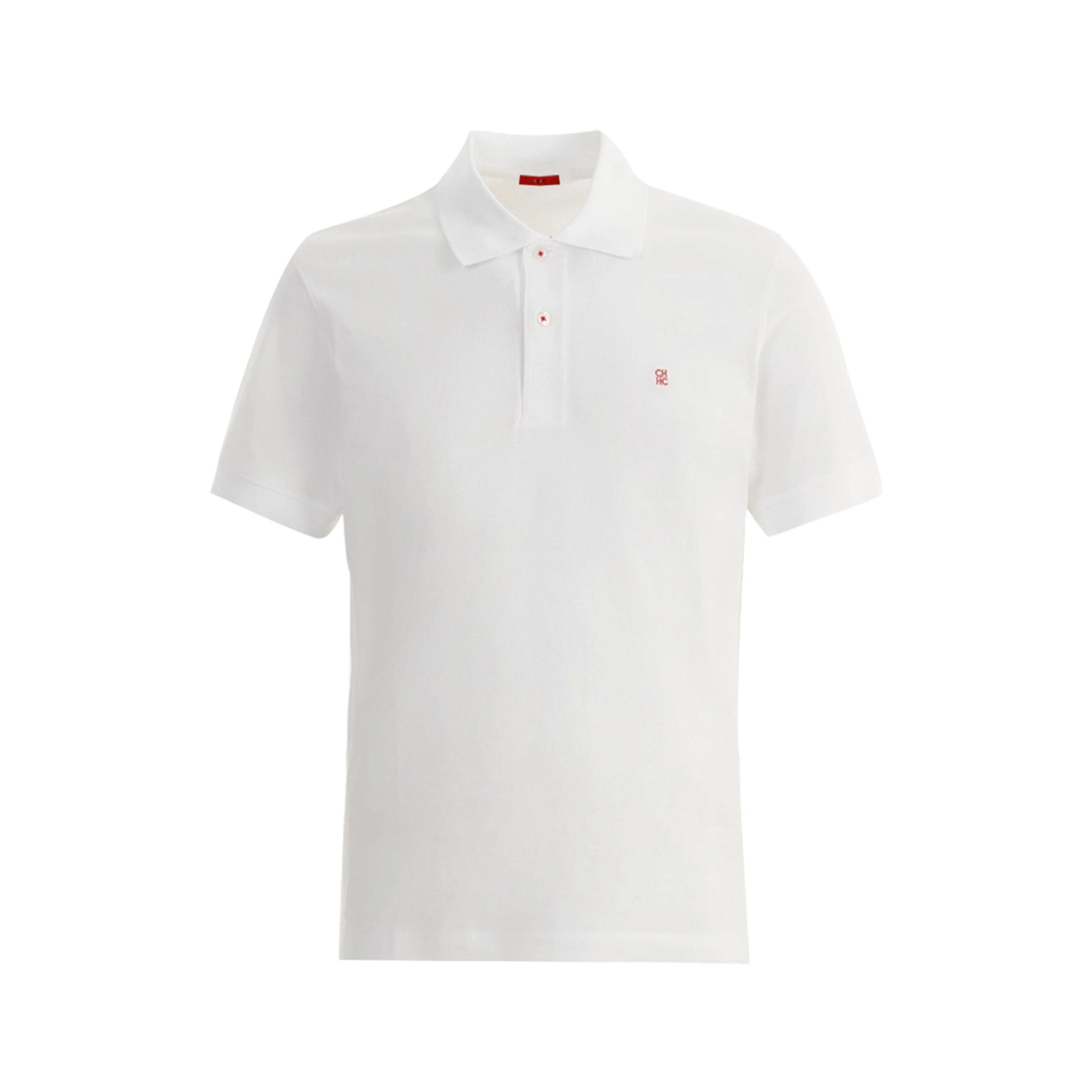 CHCH nouveaux hommes couleur unie Polo à manches courtes revers bouton t-shirts été hommes décontrac