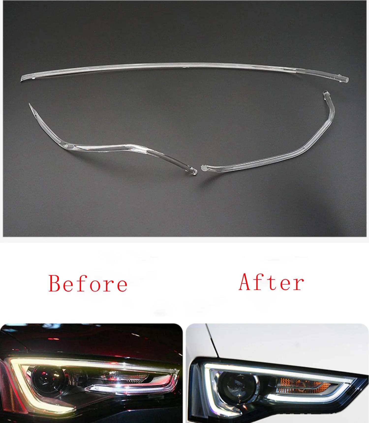 Lumière de sauna DRL pour Audi, plaque de guidage, barre de tube de feux diurnes, Audi A5 2012-2016