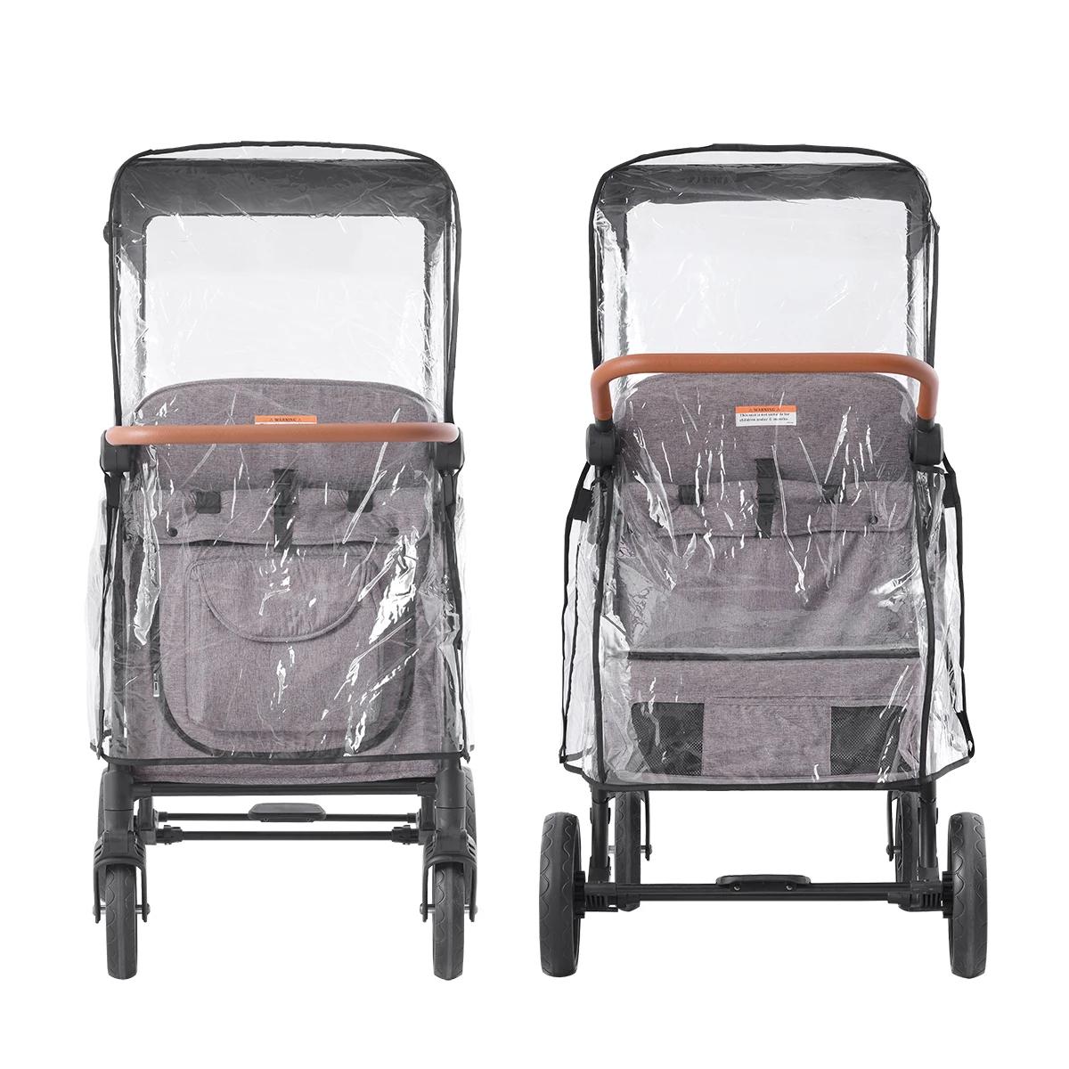 Juste de Pluie pour Poussette W4, Façade Légère Originale, Compatible avec WONDERFOLD W4, Protection