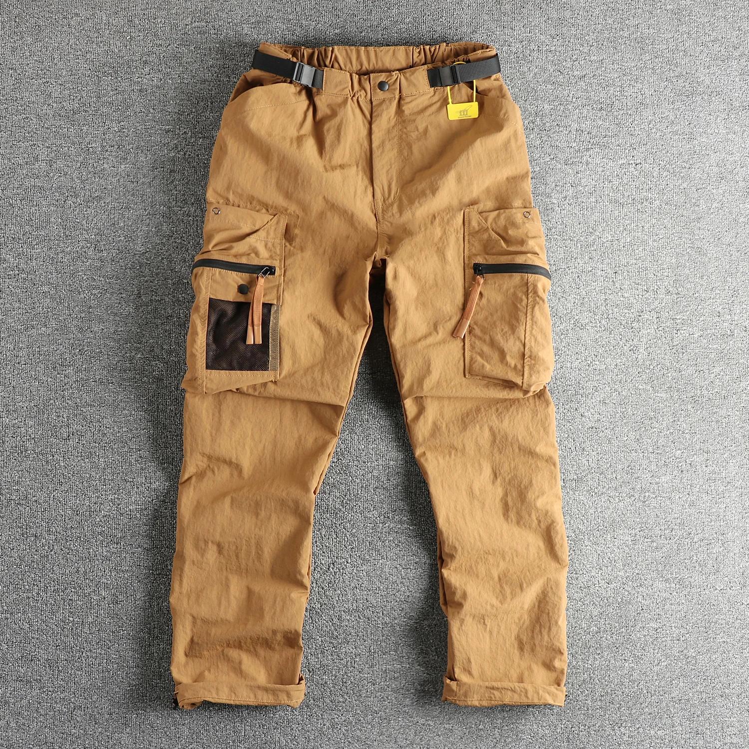 Pantalon d'assaut de parachutiste japonais, ample et droit, avec poche fonctionnelle, décontracté, a