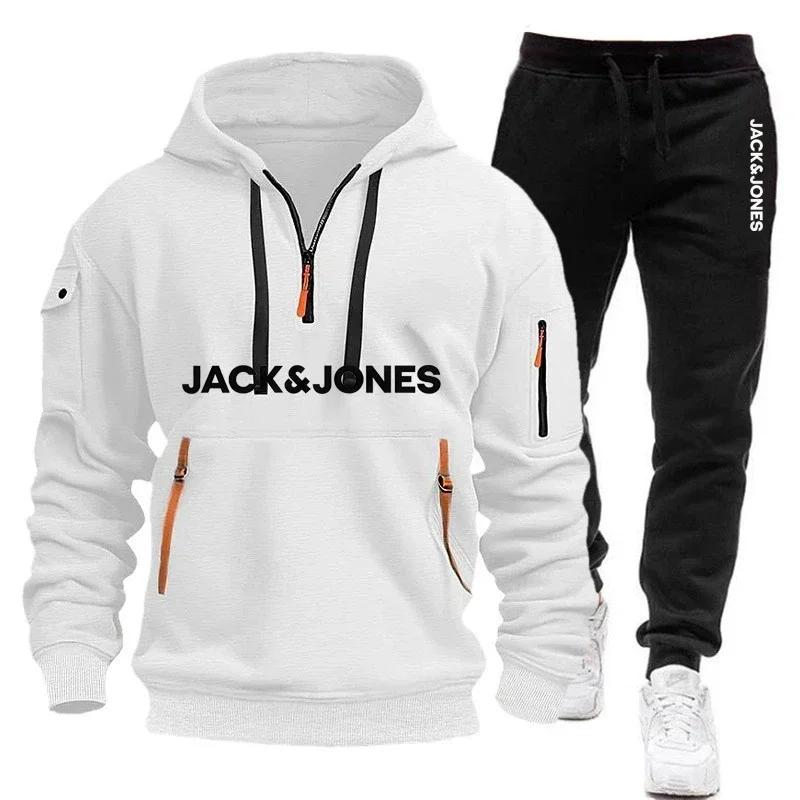 Deux ensembles de vêtements de sport pour hommes pour l'automne/hiver 2025, comprenant un sweat-shir