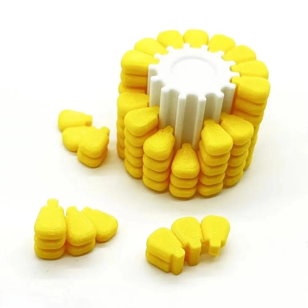 Jouets amusants, impression 3D, Cube magique de maïs, anti-Stress, Puzzle Tetris, originalité, jouet