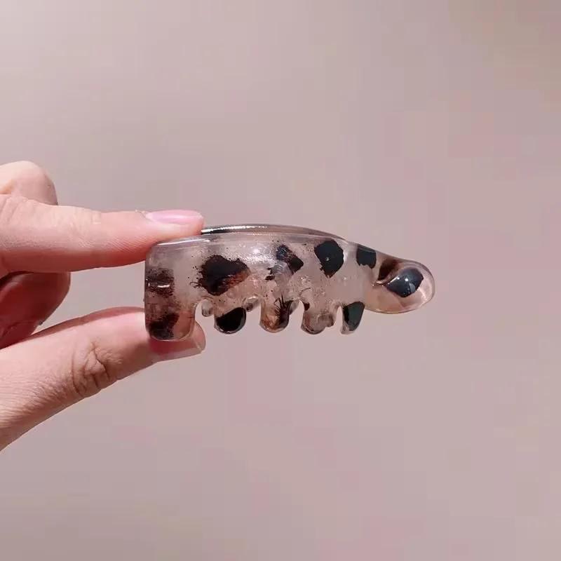 1 pièce/4 pièces Épingle à cheveux banane antidérapante simple pour femme – Ronde, adaptée à fixer q