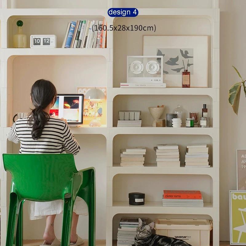 Tech-Étagère de Rangement Modulaire en Plastique ABS, Meuble de Bricolage, Bibliothèque, Taille Pers
