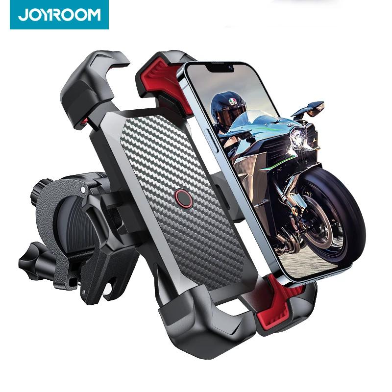 Joyroom-Support de téléphone portable antichoc pour vélo et moto, vue à 360 °, support de téléphone