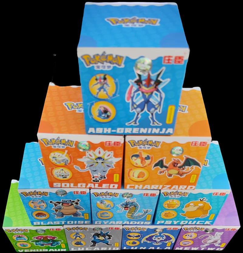 Jouets figurines Pokémon, modèle de balle, Pokeball, Pikachu, Gengar, Dragonite, Sicilax