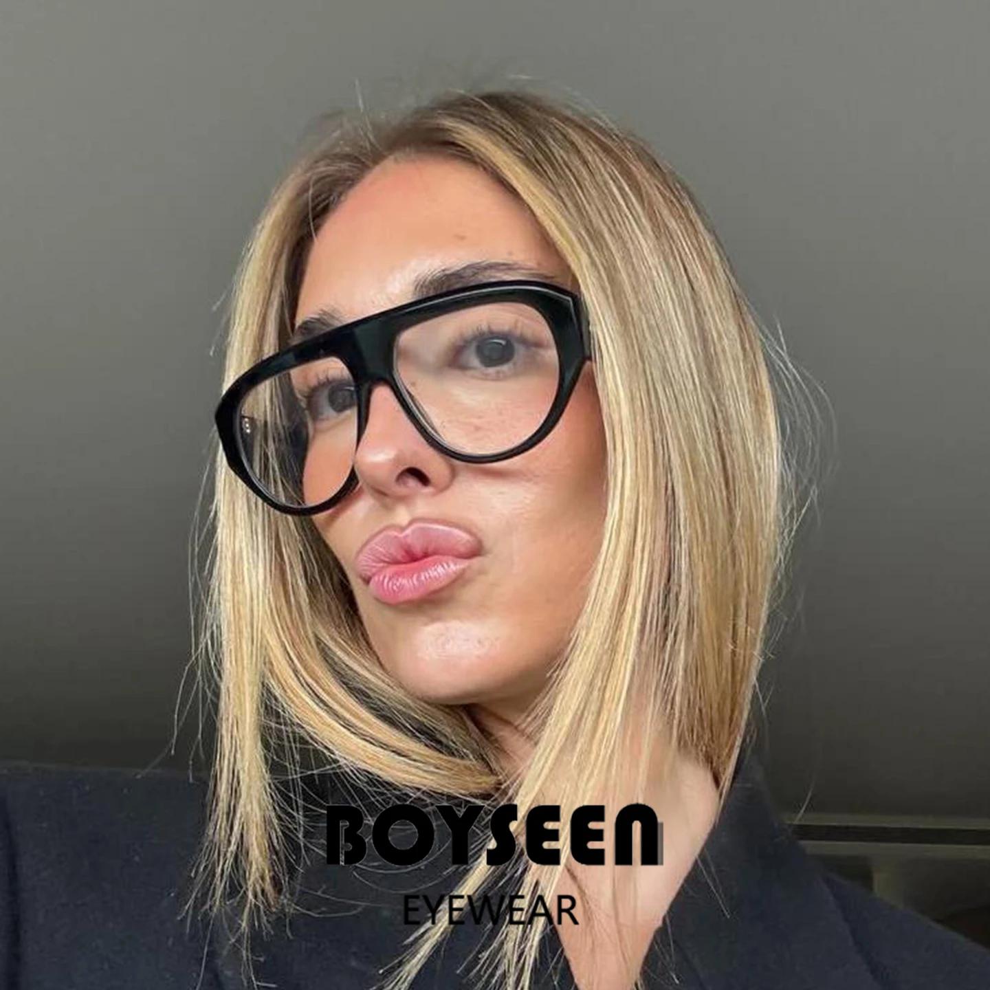 Lunettes de soleil pilote à grande monture unisexe, surdimensionnées, mode marron, Design de marque,
