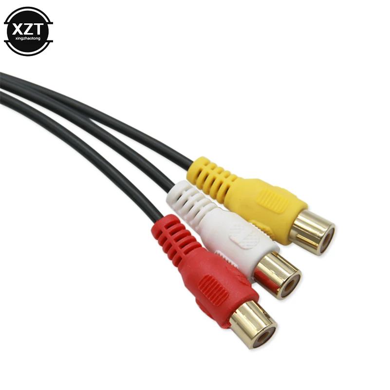 Câble d'entrée Audio-vidéo 3 RCA pour voiture, connecteur de Conversion d'interface AMI MMI, câble d