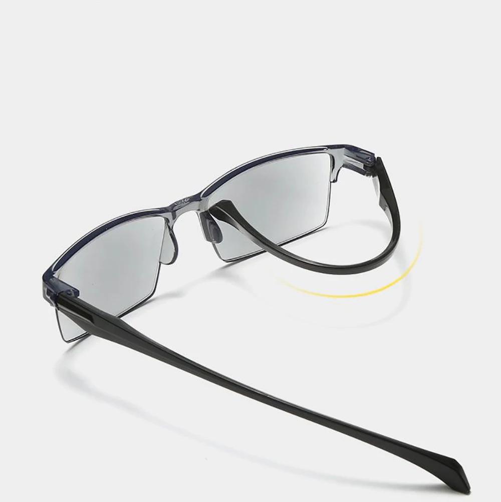 Lunettes de lecture intelligentes à n'aime automatique pour hommes et femmes, anti-lumière bleue, lu