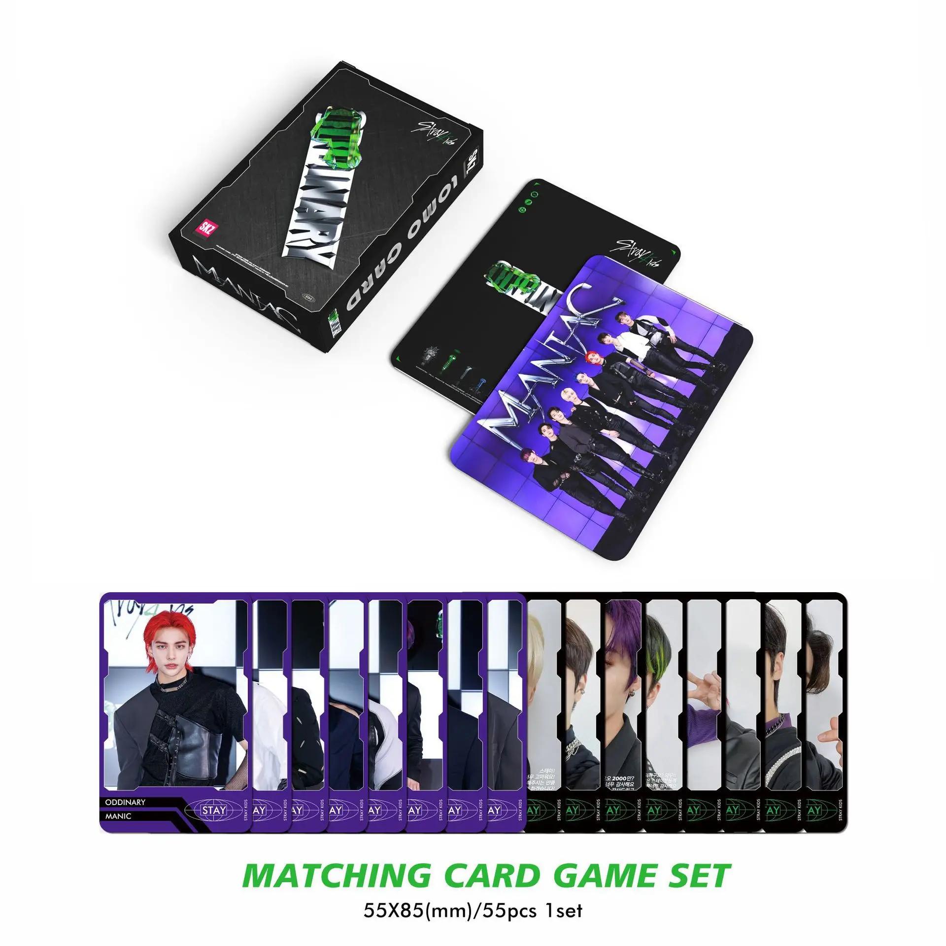 Ensemble de 55 cartes Lomo Stray Kids, Ginet Karma Do It ATE Album, cartes photo à thème, collection