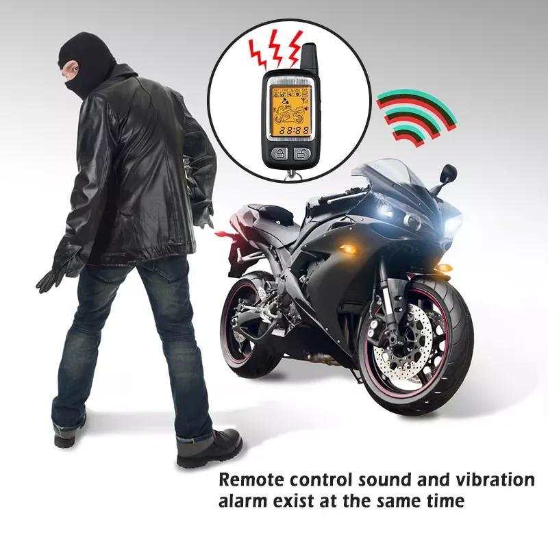 Éventuelles Y-Alarme de Moto à 2 Voies, Télécommande de Démarrage Imagone avec Démarrage à Distance