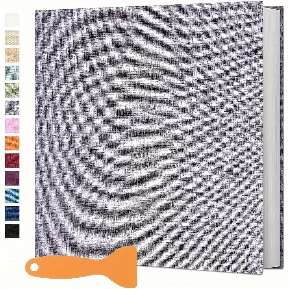 Grand Album Photo de couleur unie, bibliothèque auto-adhésive, 20 feuilles/40 Pages, stockage de pho