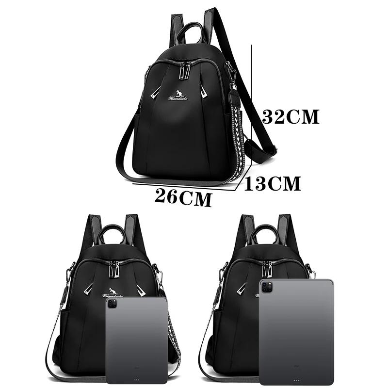 Sac à dos en cuir multifonctionnel de grande capacité pour femmes, sac à dos femme, haute qualité, m