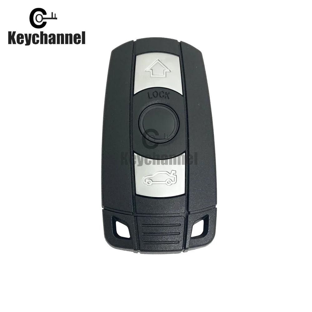 Keychannel Coquille de Clé À Distance de Voiture 3 Boutons Boîtier HU92 Clé pour BMW 1 3 5 6 Série E