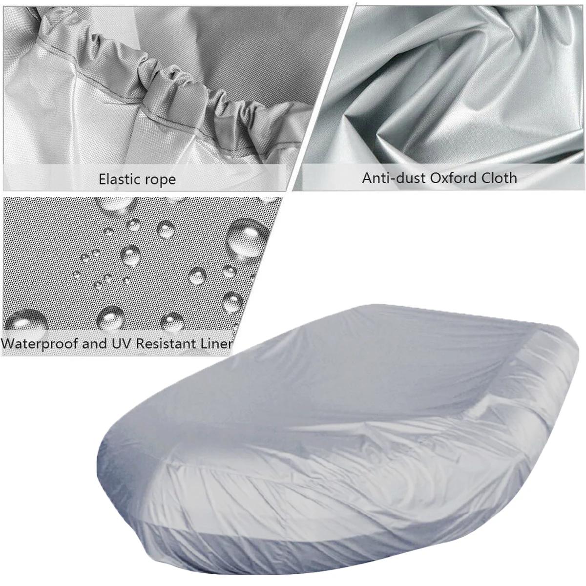 Housse de bateau gonflable en forme de V, imperméable, anti-poussière, AntiUV, pluie, neige, canot d