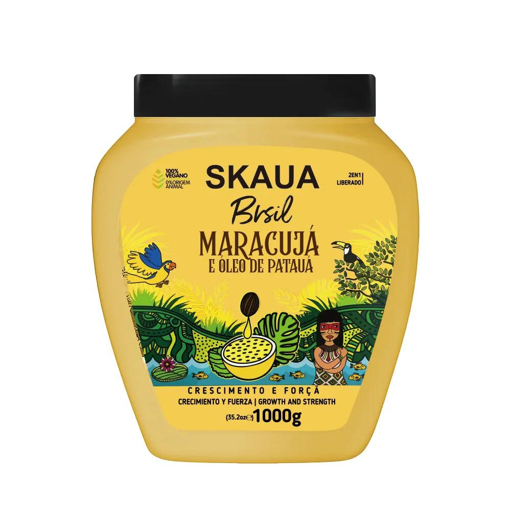 Masque capillaire et après-shampooing 2 en 1 à l'huile de noix brésilienne : améliore les cheveux se