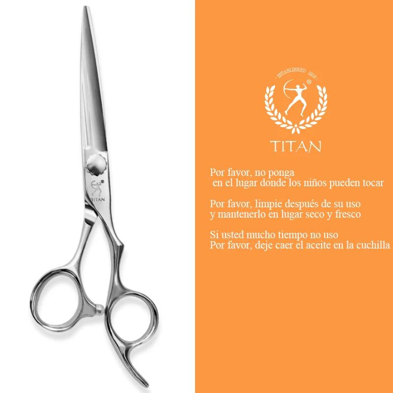 Titan barbier cheveux ATS314 japon acier professionnel tondeuses à cheveux ciseaux pour stylistes et