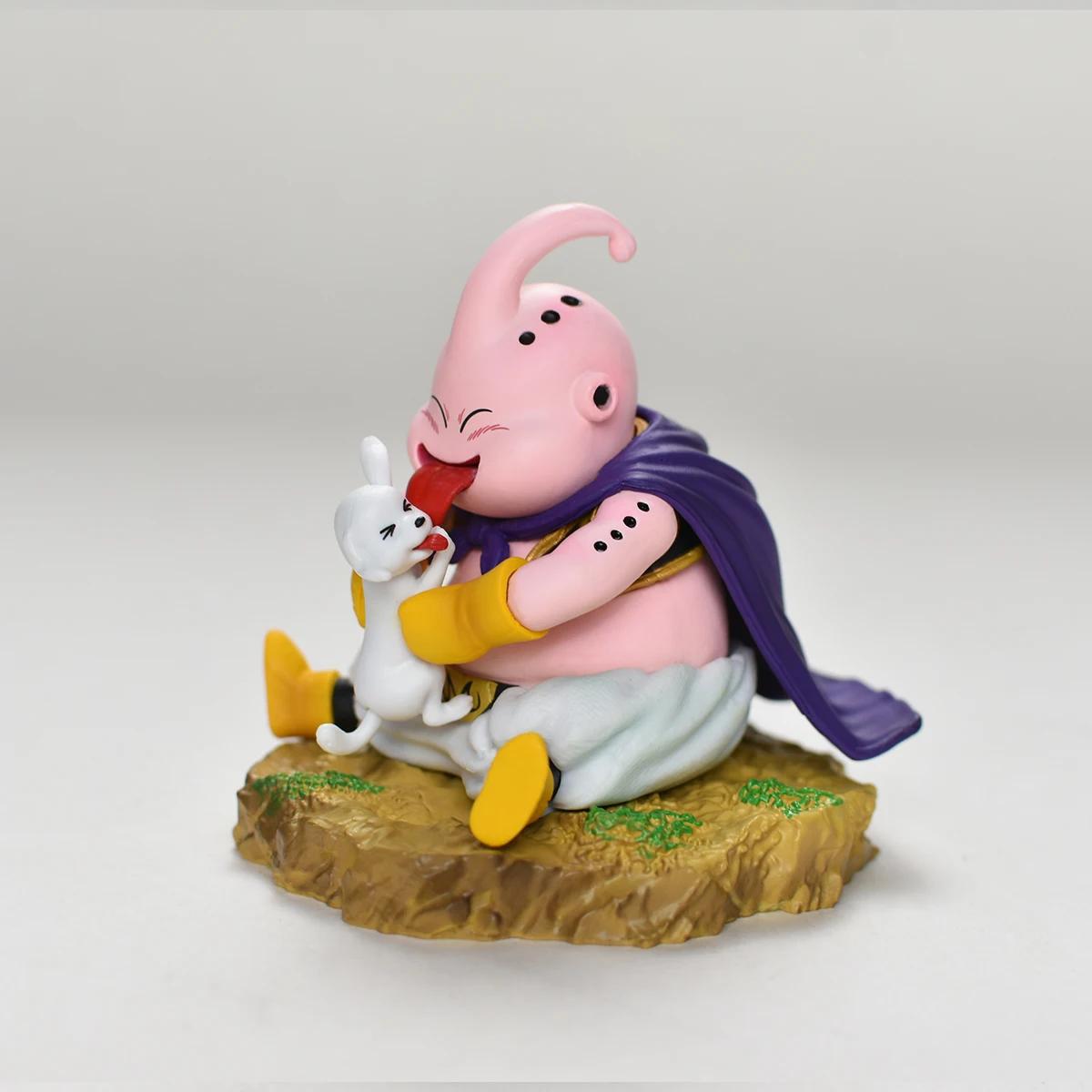 Figurines de dessin animé Dragon Ball Majin Buu, 8cm, Version Q, Statue en Pvc, modèle Gk, jouets, d